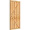 Ekena Millwork Framed Board-n-Batten Shutters w/Z-Bar, Rough Sawn Western Red Cedar, 26 7/8W x 53H, PR RBF06Z26X053RWR - alternate 3
